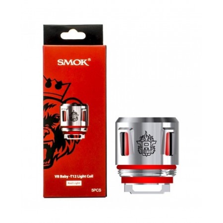SMOK V8 BABY-T12 RED LIGHT COIL SMOK