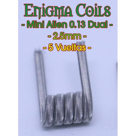 Mini Alien 0.13 Dual 2.5mm Enigma Coils